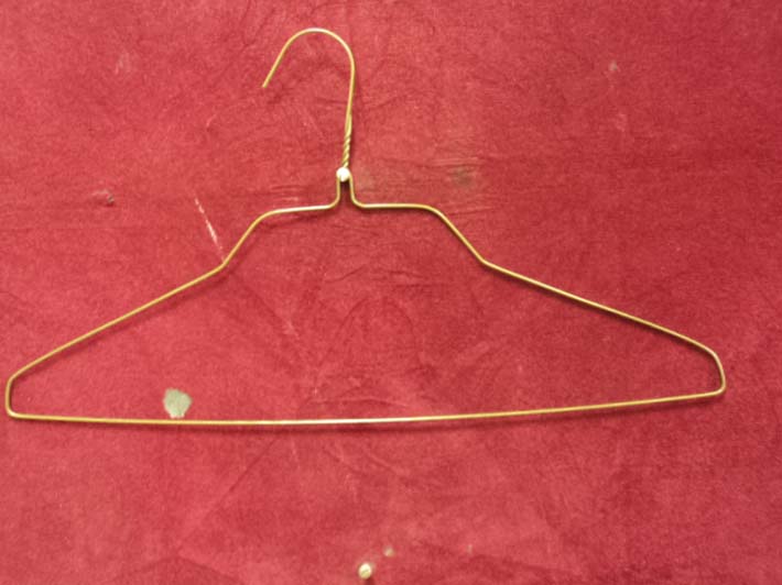 Shirt hanger 14.5G 18 inch